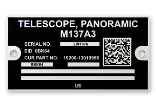 Durable Aluminum Barcode Labels